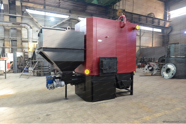 Котел угольный 0.4 МВт с автоматической подачей