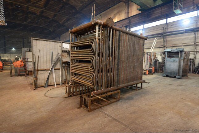 Водогрейный котел 0.35 с ОУР - изготовление