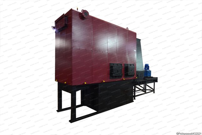 Котел твердотопливный на опилках 0.35 МВт