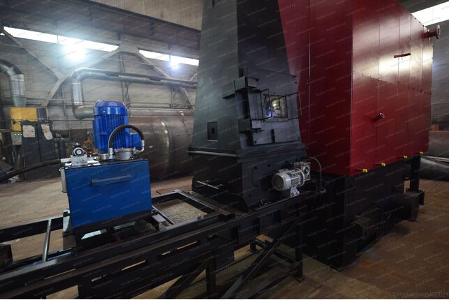 Питатель плунжерный котла 600 кВт на опилках