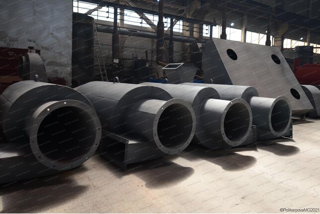 Изготовление промышленных циклонов ЦН 15 500 2СП